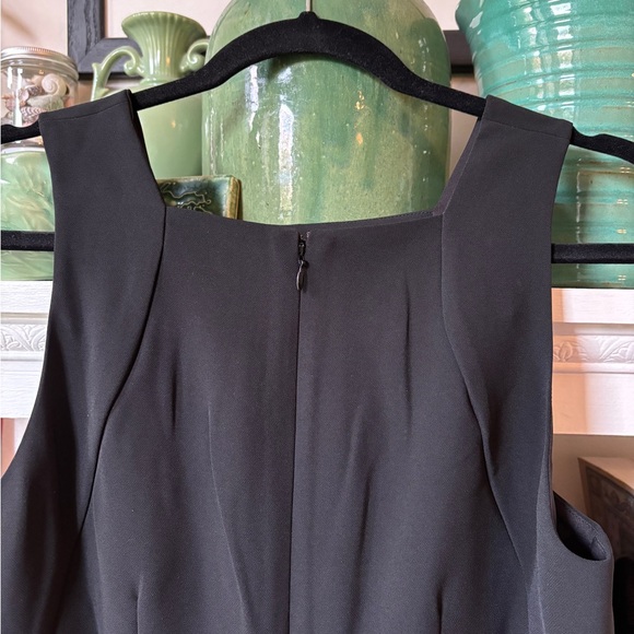 Black Ann Taylor Halter Sheath Dress sz 6 - Picture 5 of 7